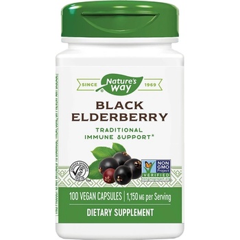 Image 1 of Nature's Way Black Elderberry 575 mg [100 капсули]