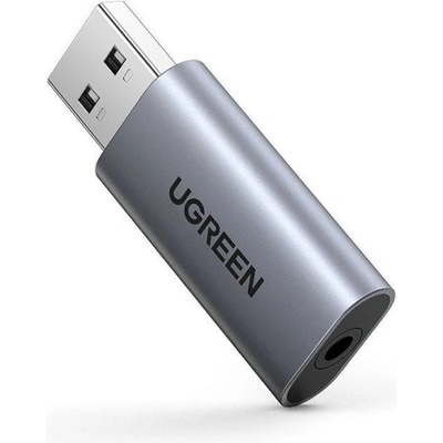 UGREEN Аудио адаптер UGREEN CM383, USB към мини жак 3.5mm (80864)