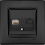 Panasonic РОЗЕТКА KOMПЮТЪРНА LIn LIfe 90404032 CAT5e ЧЕРНА (90404032)