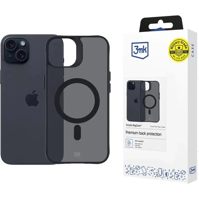 3mk Protection 3mk Smoke MagCase с MagSafe за iPhone 15 Plus - полупрозрачен (5903108563611)