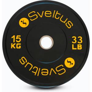 Sveltus Олимпийски бъмпер тежести Sveltus Training 15 kg black