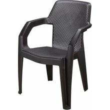 MEGA PLAST Stolička záhradná MAREA, wenge