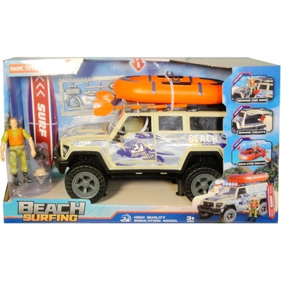 Dromader Dromedary Jeep stříbrný/zvuk v krabičce