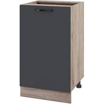 ИРИМ Долен кухненски шкаф Сити АРФ-Карбон мат-11-43 50 см