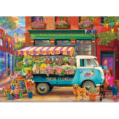 EUROGRAPHICS - Puzzle VW Florist by Chris Bigelow - 1 000 piese