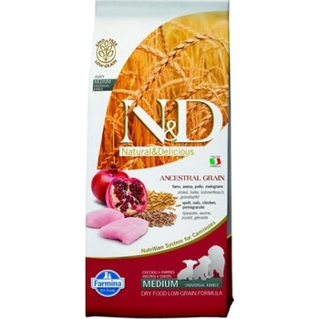N&D Low Grain Dog Puppy Medium chicken & pomegranate 2,5 kg