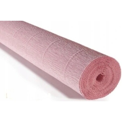 Taliansky krepový papier 17A3 Ružový Cartotecnica Rossi pastelová ružová 180 G 50x250 cm