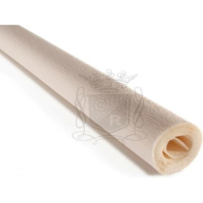 Italský krepový papír Cartotecnica Rossi 90g (50 x 150cm) - slonová kost 352