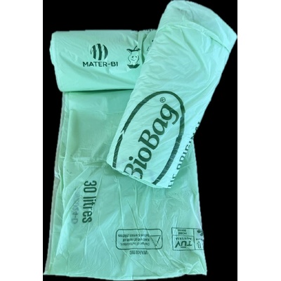 BioBag Kompostovatelné sáčky na bioodpad 12 μm 30 L v roli po 25ks
