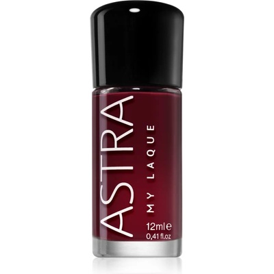 Astra Make-Up My Laque 5 Free дълготраен лак за нокти цвят 24 Sophisticated Red 12ml