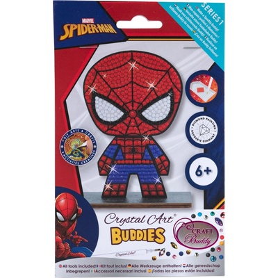 Craft Buddy Диамантена фигурка Craft Buddy - Спайдърмен (CBCAFGR-MCU001)