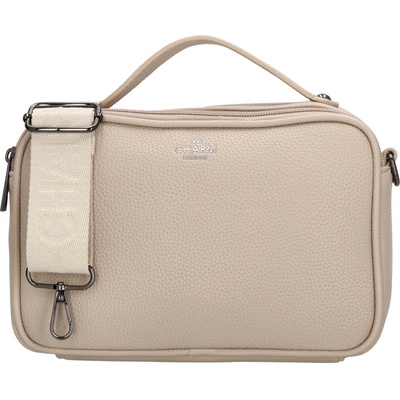 Charm London dámská kabelka přes rameno Mulberry béžová