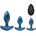 Blush Novelties Anal Adventures Matrix Cosmos Plug Kit Lunar Blue