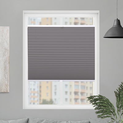 FOA Plisé roleta, s profilom Classic, Blackout, Sivá, P 961 100 x 20 cm