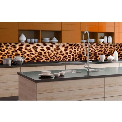 DIMEX KI-350-069 Fototapeta do kuchyne Leopardia koža, rozmery 350 x 60 cm