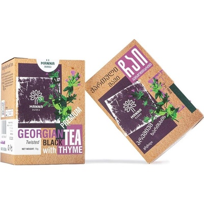 Manna Gruzínsky čaj Čierny s materinou dúškou sypaný 70 g