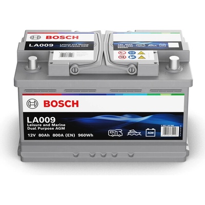 Bosch LA009 12V 80Ah 800A 0 092 LA0 090