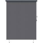 vidaXL Ролетна щора Антрацит 220 x 250 cm Текстил и Алуминий (362096)