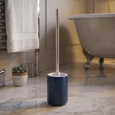 Kela WC štětka ISABELLA keramika tm.modrá KL-20511