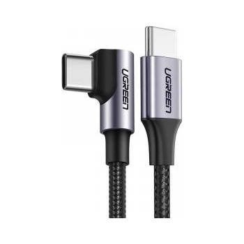Ugreen US255 USB-C / USB-C angled cable 3m 60W black