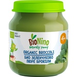 BioNino Био зеленчуково пюре BioNino - Броколи, 4 м+, 120 g (F06030009A0008) - baby