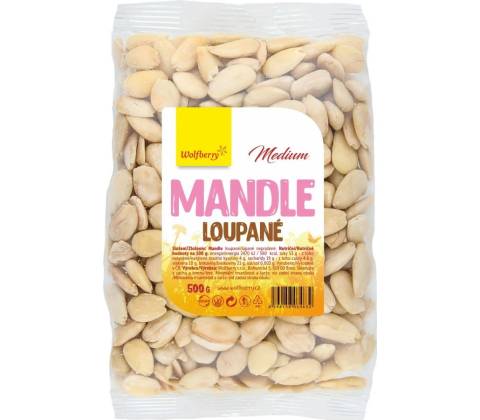 Wolfberry Mandle lúpané Medium 500 g