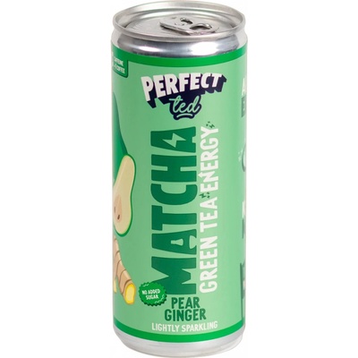 PerfecTed Healthy Matcha Energy Drink hruška a zázvor 250 ml