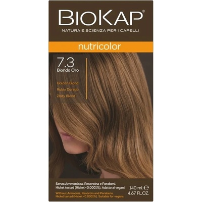 Biokap NutriColor barva na vlasy Zlatý blond 7.3