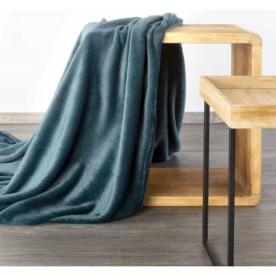 Takoy DESIGN 91 Deka CINDY 5 měkká a příjemná na dotek s raženým vzorem rybí kosti-HF-401091 150 x 200 cm