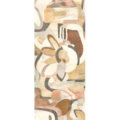 Khroma by Masureel DG3WAR1011 Hnedo-béžová grafická vliesová fototapeta, Wall Designs III rozměry 1,27 x 3 m