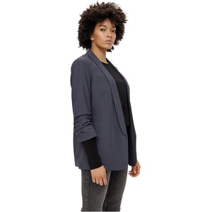 PIECES Сако Pieces Boss 3/4 blazer - Blue (Ombre Blue)