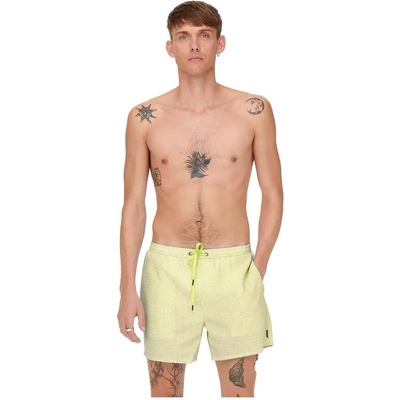 Бански гащета Only & sons Ted swimming shorts - Green (Sunny Lime)