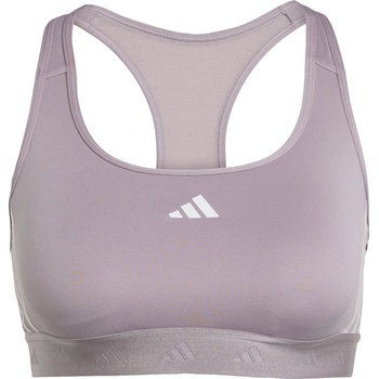 adidas Women's Medium Impact Sports Bra - Pre-Loved Fig