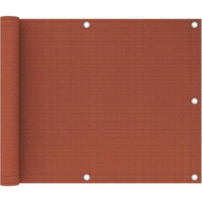Greatstore Balkonová zástěna cihlová 75 x 600 cm HDPE