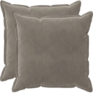 vidaXL Калъфка за възглавница 2 бр. HOUTEN Светлосиво 55 x 55 см (920357)