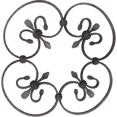 Kovářský ornament H 380 x L 380mm,10 x 5mm