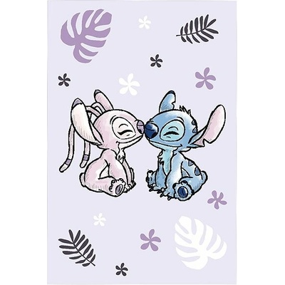 Jerry Fabrics Dětská fleecová deka Lilo a Stitch Purple
