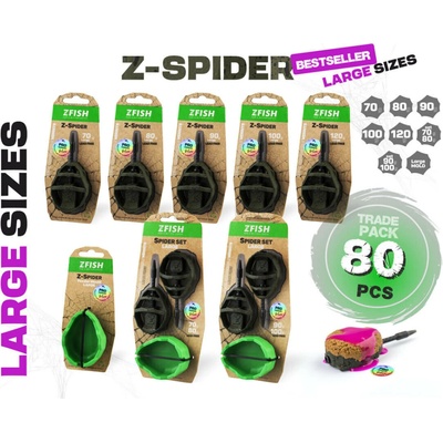 ZFISH Trade Pack Method Feeder Spider Large 80 ks