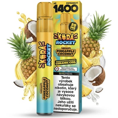 Kurwa Rocket Pina Colada Ice 20 mg 1 200 potahů