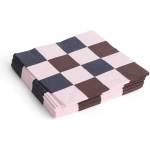 Hay Pattern Хартиени салфетки 40 x 40 см, светлорозово-бордо-черно каре, 20 бр (AE732-E140-AP97)