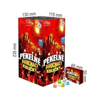 Pekelné bouchací kuličky 6 50 50