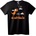 NOONEBRAND Тениска Хелоуин с динозавър - 7XL, Black