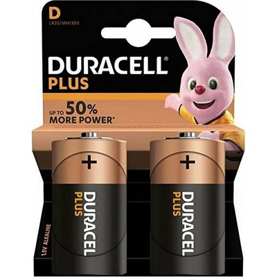 DURACELL D PLUS LR20 2 ks 5000394019171