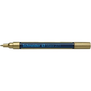Schneider Лаков маркер, 1-2 мм, SCHNEIDER "Maxx 271", златен 127153 (127153)
