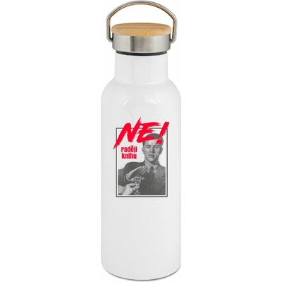 123TRIKO termoska Ne, raději knihu červený text 500 ml
