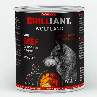 Brilliant Wolfland Hovězí s quinoou a dýní 800 g