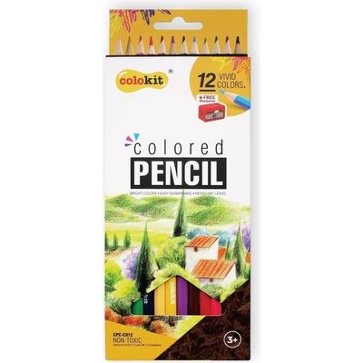 Colokit šesťhranné pastelky 12 farieb CPC C012
