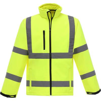Yoko Bunda HVK09 Hi-Vis, softshellová COT79VK09zv805-hi vis yell 2XL Žlutá fluor