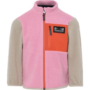 Didriksons Детско поларено яке Didriksons Kid's Anten Fullzip Fleece jacket - Light Heather Pink - размер 130 (703-6468-0516)