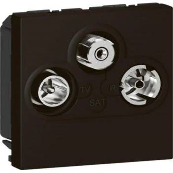 Legrand 079186L TV/R/SAT Розетка Mosaic, 2М, mat black, - 079186L (079186L)